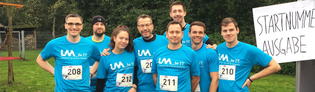 45 Firmen, 236 Teilnehmer und eine Distanz von 5,4 km: Die LM IT beim Osnabrücker Firmenlauf