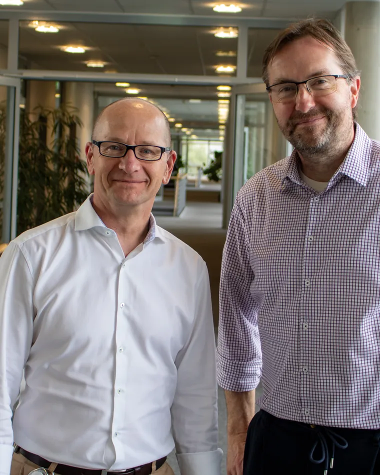 Mike Doebler (Head of IT Department) and Eike Kohlmetz-Jebram (Head of IMS & Governance), both from ArcelorMittal Bremen